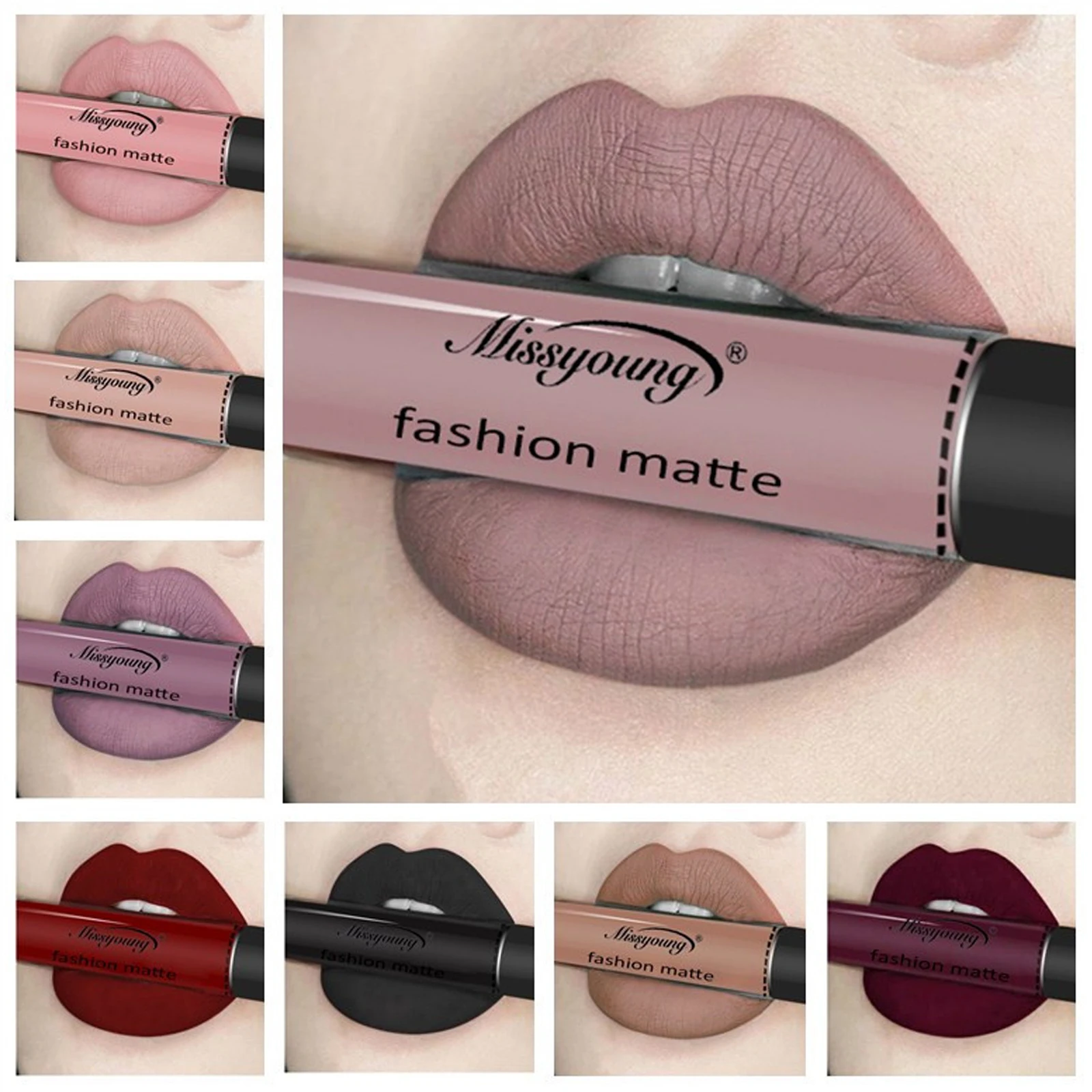 Matte Lip Gloss Lip Tint Easy To Wear Long Lasting Waterproof Moisturizing Non Stick Cup Liquid Lipstick Sexy Lip Glaze Makeup
Matte Lip Gloss Lip Tint Easy To Wear Long Lasting Waterproof Moisturizing Non Stick Cup Liquid Lipstick Sexy Lip Glaze Makeup