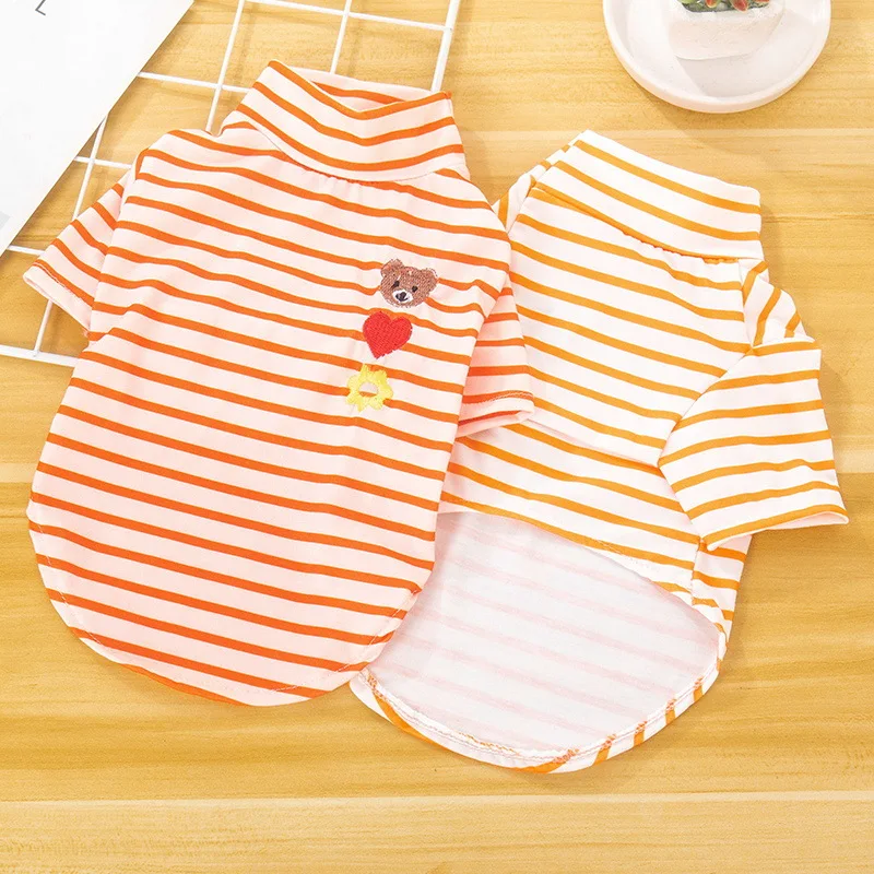 Pet Clothing Fashion Striped Dog Clothes Shirt Cartoon Bear Casual Costume Small Dogs Trendy Spring Autumn Yorkshire Wholesale
Pet Clothing Fashion Striped Dog Clothes Shirt Cartoon Bear Casual Costume Small Dogs Trendy Spring Autumn Yorkshire Wholesale