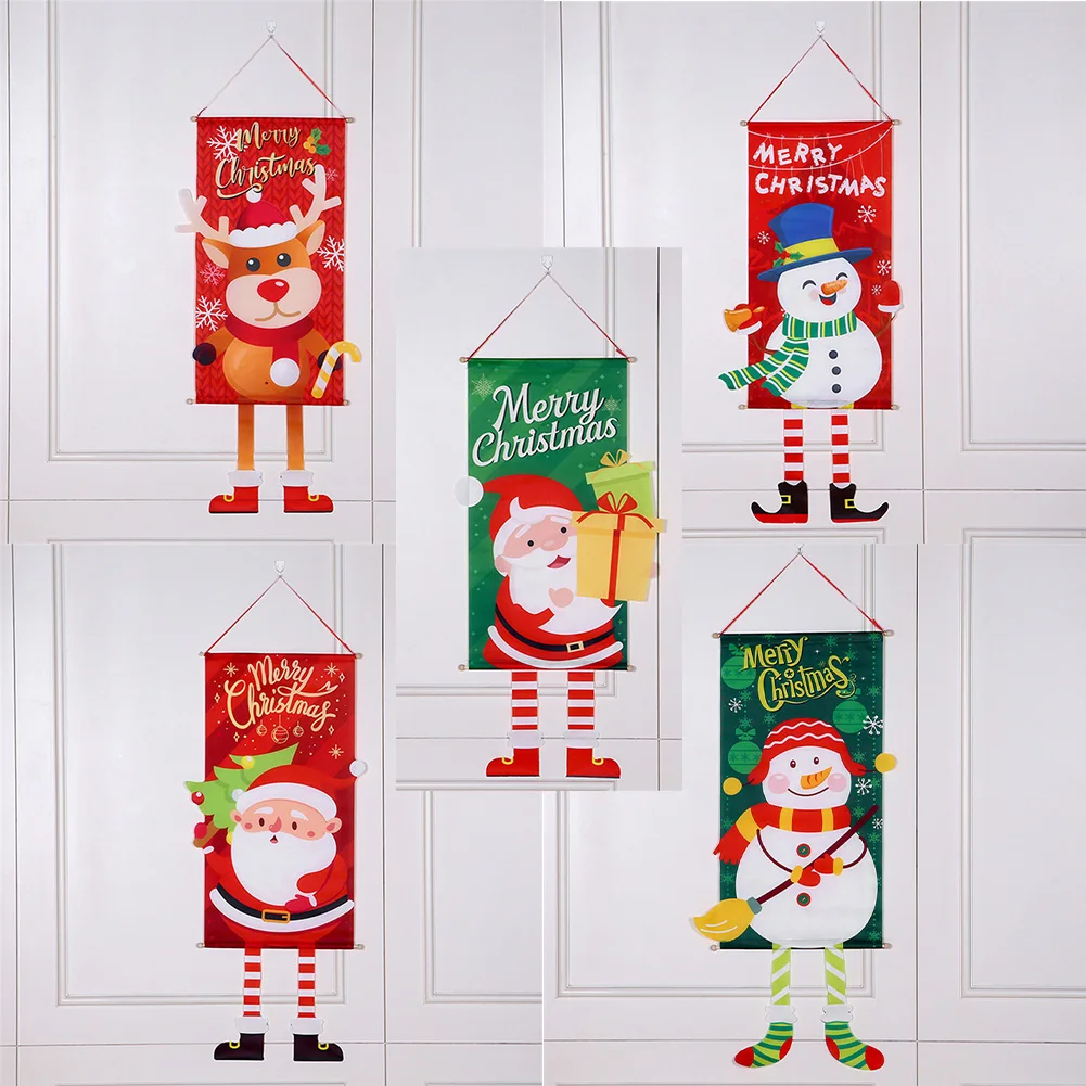 5Pcs Merry Christmas Porch Door Banner Hanging Ornament Santa Snowman Elk Christmas Decoration For Home Xmas Decor Navidad 2023
5Pcs Merry Christmas Porch Door Banner Hanging Ornament Santa Snowman Elk Christmas Decoration For Home Xmas Decor Navidad 2023