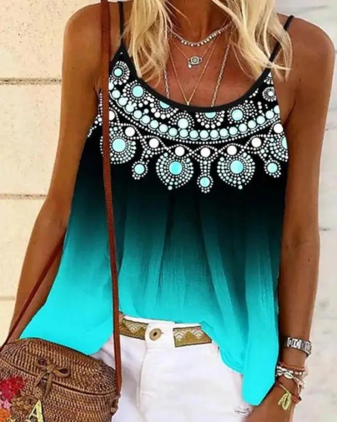 Women's Spaghetti Strap T-Shirt 2023 Summer Vest Fashion Cami Daily Clothing for Women Casual Ombre Ruched Flowy Tank Top Female
Women's Spaghetti Strap T-Shirt 2023 Summer Vest Fashion Cami Daily Clothing for Women Casual Ombre Ruched Flowy Tank Top Female