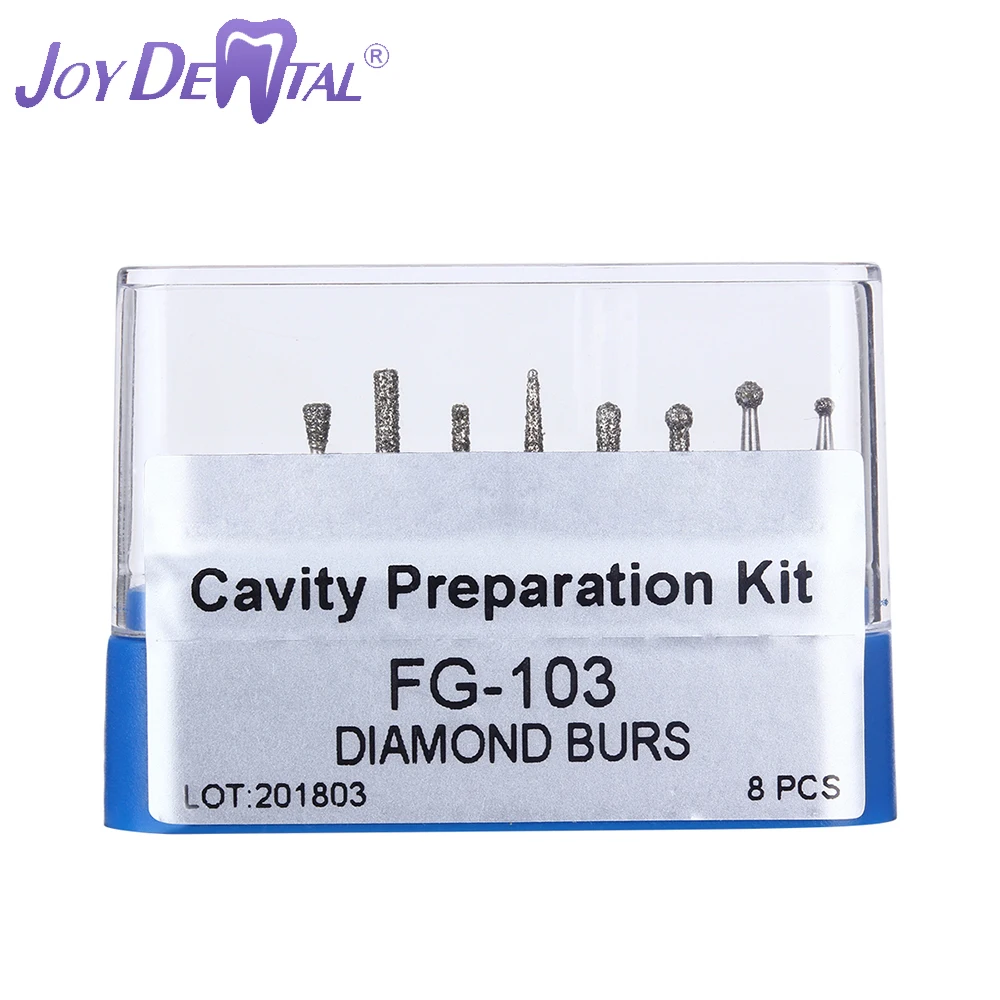 JOY DENTAL Dental Diamond Bur Kit 4 Functions Optional With Storage Box 8 Pcs/Box
JOY DENTAL Dental Diamond Bur Kit 4 Functions Optional With Storage Box 8 Pcs/Box