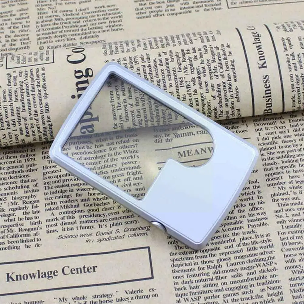 1pcs Portable Handheld Illuminated Acrylic Magnifier Magnifying Microscope High Learning Homeschool Supplies Magnifying Gad R5w6 
1pcs Portable Handheld Illuminated Acrylic Magnifier Magnifying Microscope High Learning Homeschool Supplies Magnifying Gad R5w6