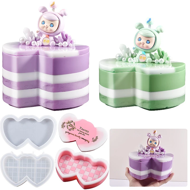 Love Checkerboard Storage Box Container Silicone Molds with Lid Candle Holder Box Mould DIY Epoxy Casting Resin Mold Home Decor
Love Checkerboard Storage Box Container Silicone Molds with Lid Candle Holder Box Mould DIY Epoxy Casting Resin Mold Home Decor