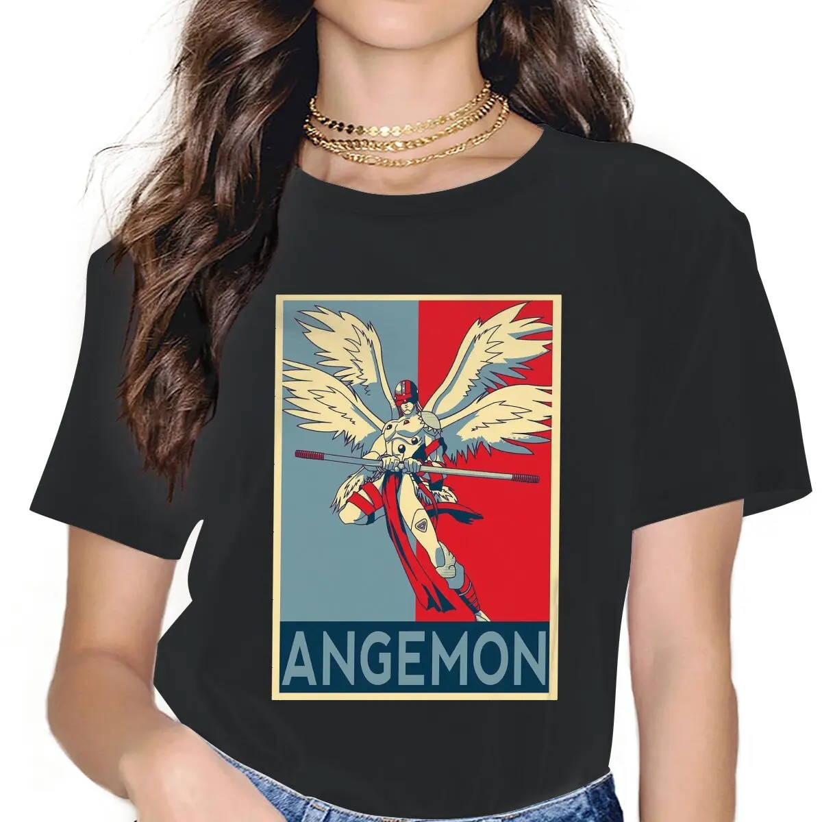 Angemon Female Shirts Digimon Adventure Digital Monster Anime Large Vintage Women Clothing Harajuku Casual Feminine Blusas
Angemon Female Shirts Digimon Adventure Digital Monster Anime Large Vintage Women Clothing Harajuku Casual Feminine Blusas