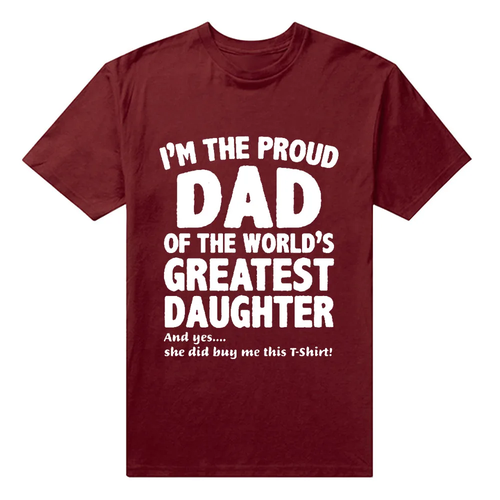 Summer Style Funny I'm A Proud Dad of Freaking Awesome Daughter T Shirts Men Joke Gift Cotton Short Sleeve Fashion T-shirts
Summer Style Funny I'm A Proud Dad of Freaking Awesome Daughter T Shirts Men Joke Gift Cotton Short Sleeve Fashion T-shirts