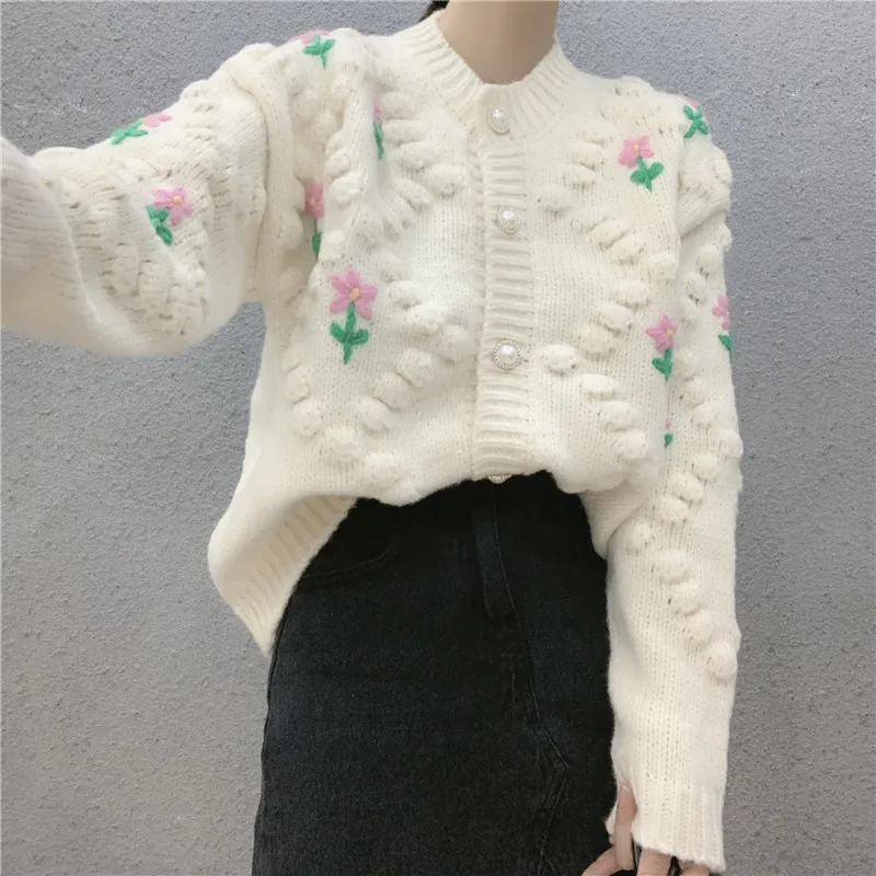 2022 Ins Fashion Women Flower Cardigans Autumn Winter Women Outwear Sweaters Knit Cardigans
2022 Ins Fashion Women Flower Cardigans Autumn Winter Women Outwear Sweaters Knit Cardigans