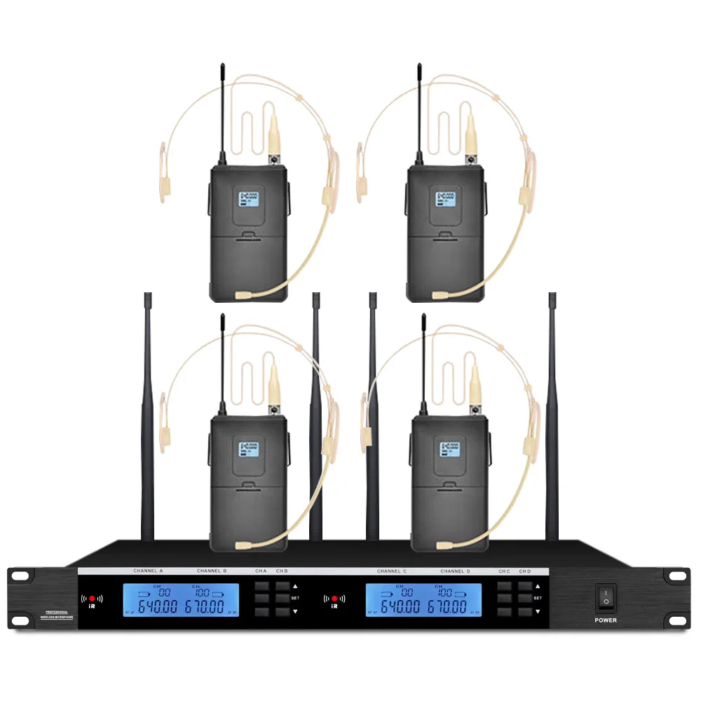 Professional wireless microphone system Headset microphone is used for school church stage performance microphone wireless
Professional wireless microphone system Headset microphone is used for school church stage performance microphone wireless