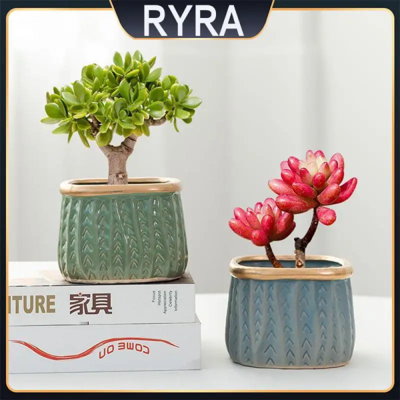 Simple And Breathable 11 * 9cm Plant Pot For Plants Planting Fleshy Flowerpot Ceramic Flower Pot Garden Decor Mini For Gifts
Simple And Breathable 11 * 9cm Plant Pot For Plants Planting Fleshy Flowerpot Ceramic Flower Pot Garden Decor Mini For Gifts