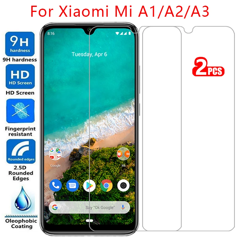 

protective tempered glass for xiaomi mi a1 a2 lite a3 screen protector on ksiomi a 1 2 3 1a 2a light 3a a2lite film xiomi xaomi