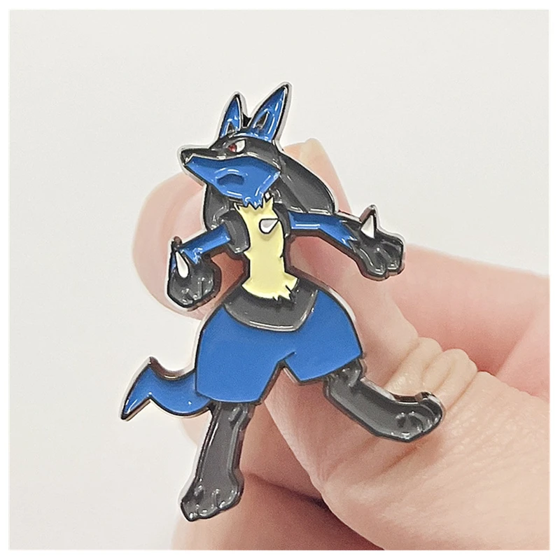 Pokemon Lucario Anime Lapel Pins Backpack Jeans Enamel Brooch Women Fashion Jewelry Gifts Kawaii Elf Cartoon Badges
Pokemon Lucario Anime Lapel Pins Backpack Jeans Enamel Brooch Women Fashion Jewelry Gifts Kawaii Elf Cartoon Badges
