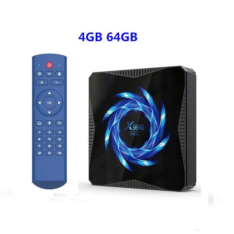 Приставка Смарт-ТВ X96Q MAX, Android 10,0, четырехъядерный процессор Allwinner H616, медиаплеер 4K, HDR, H.265, VP9, 4 ГБ/64 ГБ
Приставка Смарт-ТВ X96Q MAX, Android 10,0, четырехъядерный процессор Allwinner H616, медиаплеер 4K, HDR, H.265, VP9, 4 ГБ/64 ГБ
