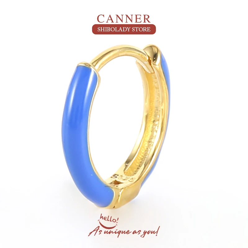 CANNER 1pcs 925 Sterling Silver Earrings For Women Color Dripping Oil Hoop Earrings Piercing Pendiente Mom Gift 2021 Trend
CANNER 1pcs 925 Sterling Silver Earrings For Women Color Dripping Oil Hoop Earrings Piercing Pendiente Mom Gift 2021 Trend