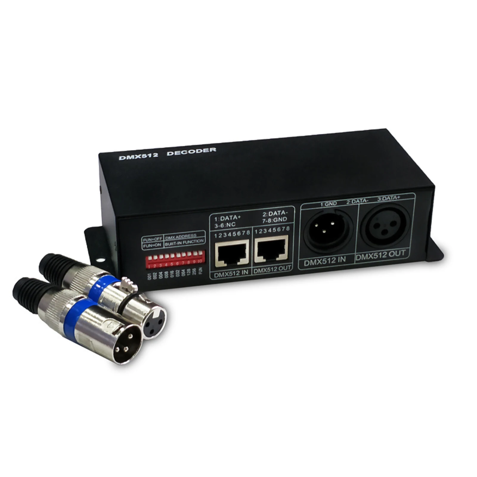 DMX Decoder RGB RGBW LED 4 Channels 8A DMX512 Controller Decoder Dimmer For RGB LED DMX Decoder DMX512 Controller DC 12V-24V
DMX Decoder RGB RGBW LED 4 Channels 8A DMX512 Controller Decoder Dimmer For RGB LED DMX Decoder DMX512 Controller DC 12V-24V