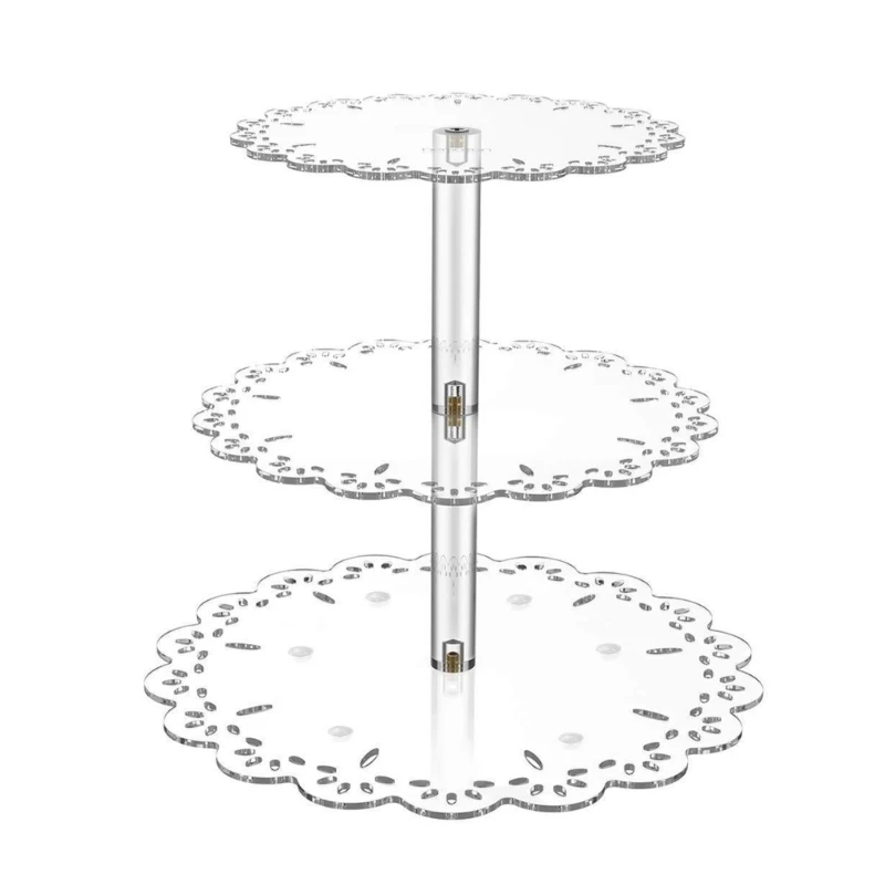 3 Tier Acrylic Round Cake Stand Cupcake Dessert Stand Tea Party Serving Platter
3 Tier Acrylic Round Cake Stand Cupcake Dessert Stand Tea Party Serving Platter