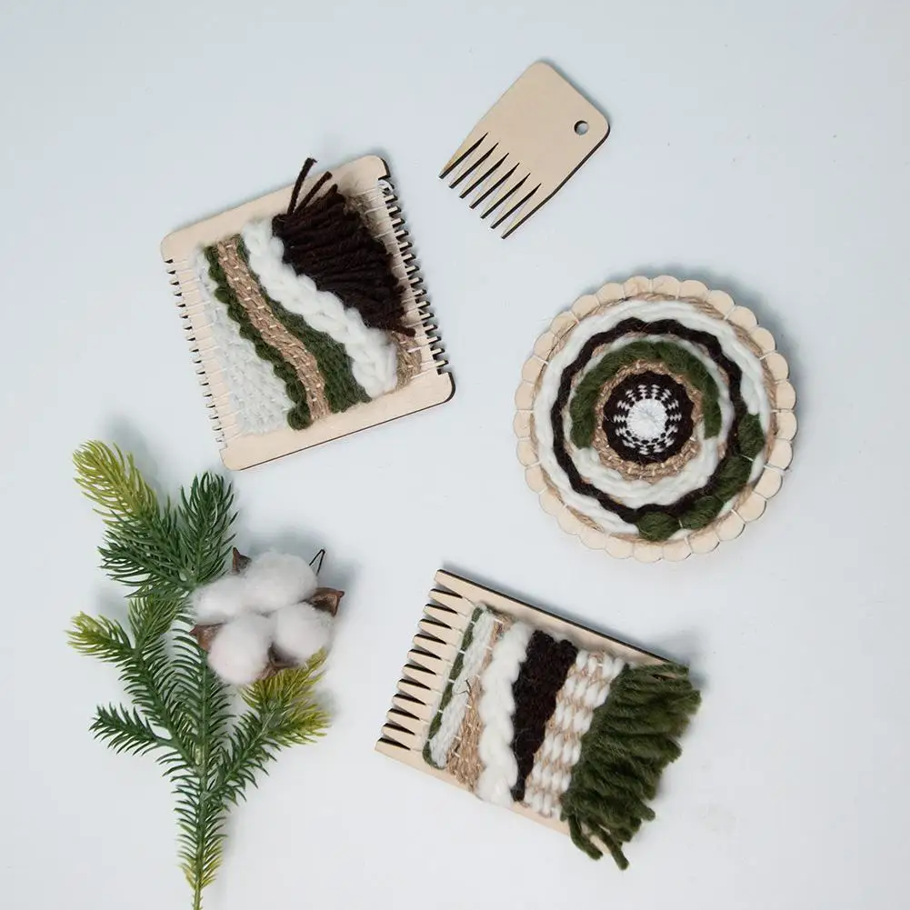 Weaving Board 2 Knitting Needl 1 Roll Embroidery Thread Weaving Comb For Diy Hat Scarve Wall Decor Tapestries Wood Diy Loom Q5z1
Weaving Board 2 Knitting Needl 1 Roll Embroidery Thread Weaving Comb For Diy Hat Scarve Wall Decor Tapestries Wood Diy Loom Q5z1