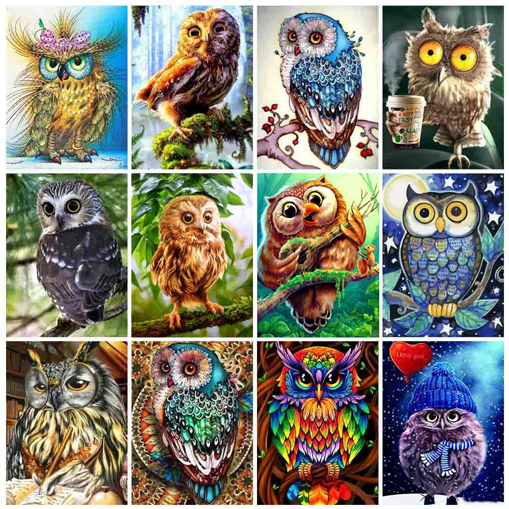 5d Diamond Embroidery Owl Rhinestone Cross Stitch Kit Diamond Painting Full Square/Round Animal Picture Mosaic Handmade Art
5d Diamond Embroidery Owl Rhinestone Cross Stitch Kit Diamond Painting Full Square/Round Animal Picture Mosaic Handmade Art
