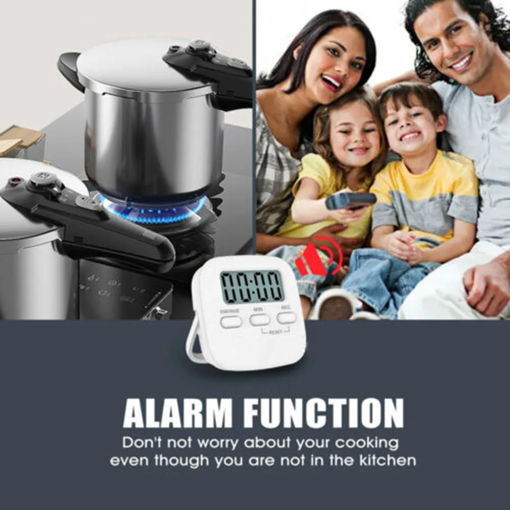 Digital Kitchen Timer, Cooking Timer, Strong Magnet Back, For Cooking Baking Sports Games Office (Battery Not Included)
Digital Kitchen Timer, Cooking Timer, Strong Magnet Back, For Cooking Baking Sports Games Office (Battery Not Included)
