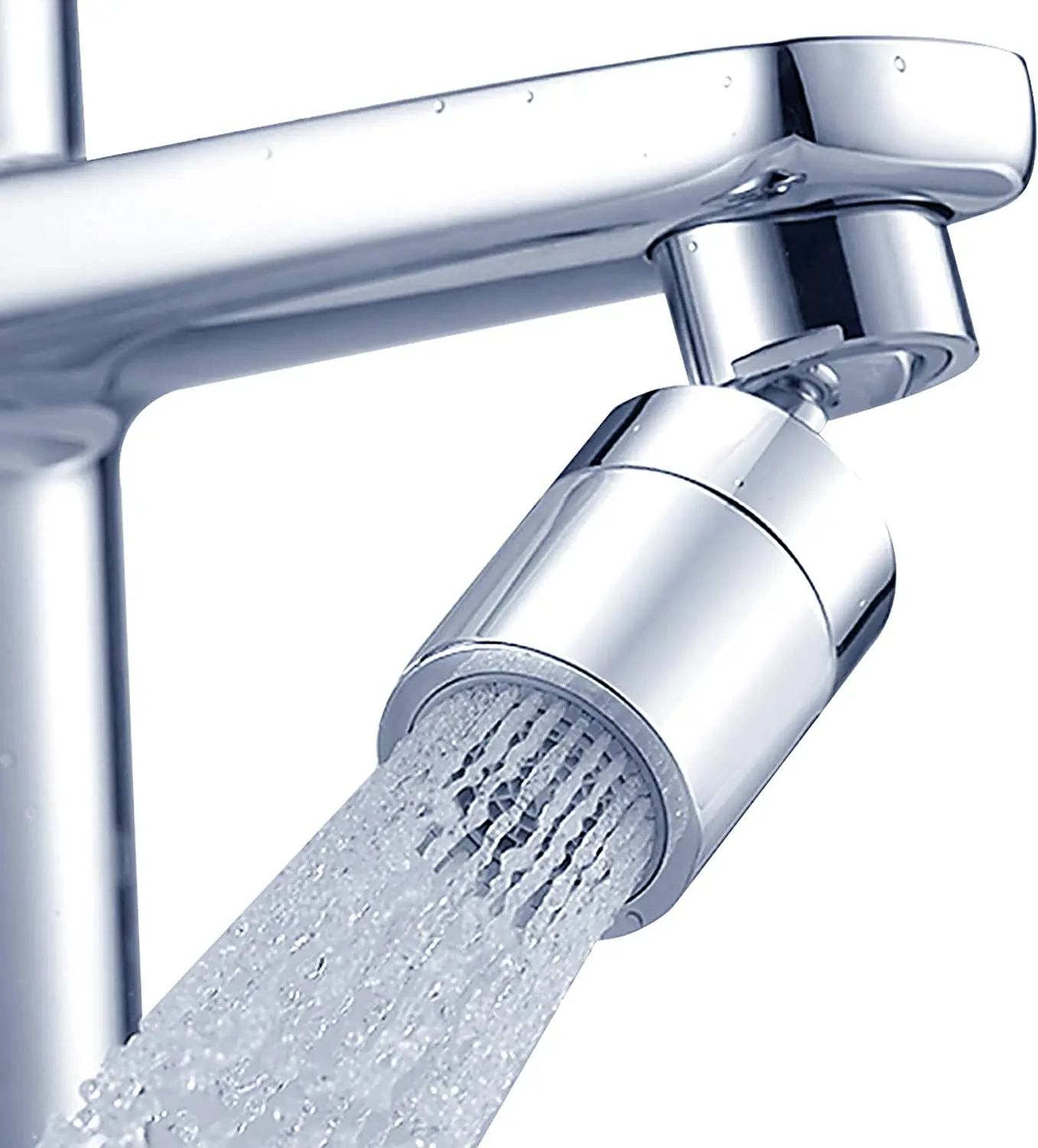 Kitchen Sink Faucet Aerator Solid Brass 80-Degree Big Angle Swivel Faucet Aerator Dual-Function 2 Sprayer Kitchen Faucet
Kitchen Sink Faucet Aerator Solid Brass 80-Degree Big Angle Swivel Faucet Aerator Dual-Function 2 Sprayer Kitchen Faucet