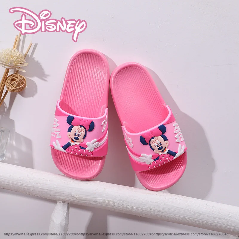 Летние детские сандалии и тапочки Disney, Нескользящие, с мягкой подошвой, Мультяшные, для мальчиков и девочек, домашняя пляжная обувь с Микки Маусом
Летние детские сандалии и тапочки Disney, Нескользящие, с мягкой подошвой, Мультяшные, для мальчиков и девочек, домашняя пляжная обувь с Микки Маусом