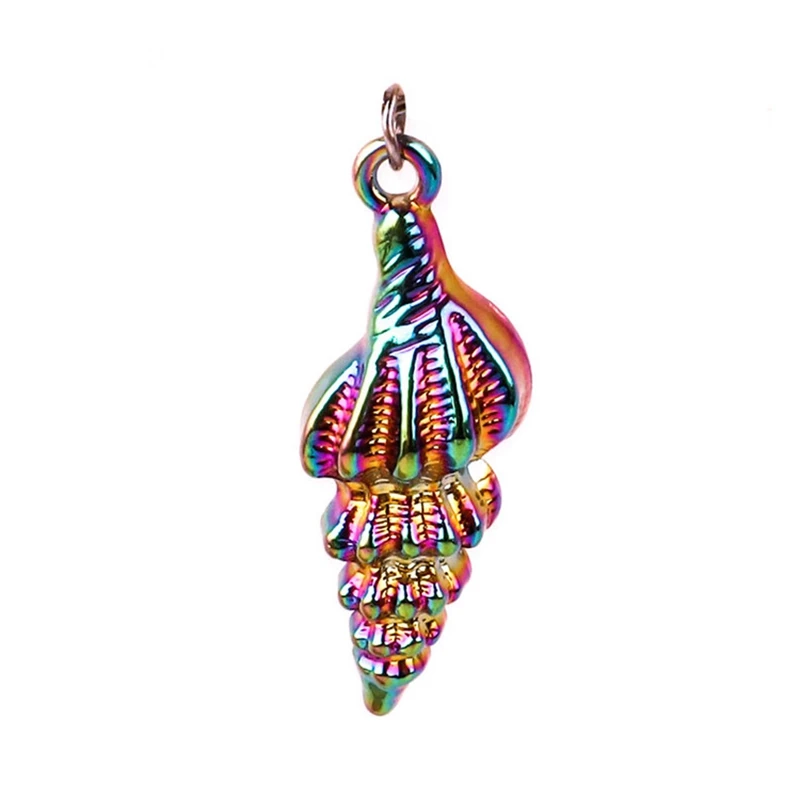 10pcs/lot Cute Conch Alloy Pendants Rainbow Charms for Jewelry Making Necklace Earrings Findings Materials Bulk Item Wholesale
10pcs/lot Cute Conch Alloy Pendants Rainbow Charms for Jewelry Making Necklace Earrings Findings Materials Bulk Item Wholesale
