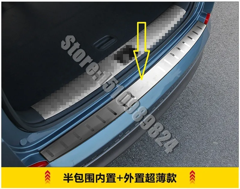 for Hyundai Tucson 2015-2018 Ultra-thin stainless steel car Rear Bumper Protector Sill Trunk Rear guard Tread Plate Car styling
for Hyundai Tucson 2015-2018 Ultra-thin stainless steel car Rear Bumper Protector Sill Trunk Rear guard Tread Plate Car styling