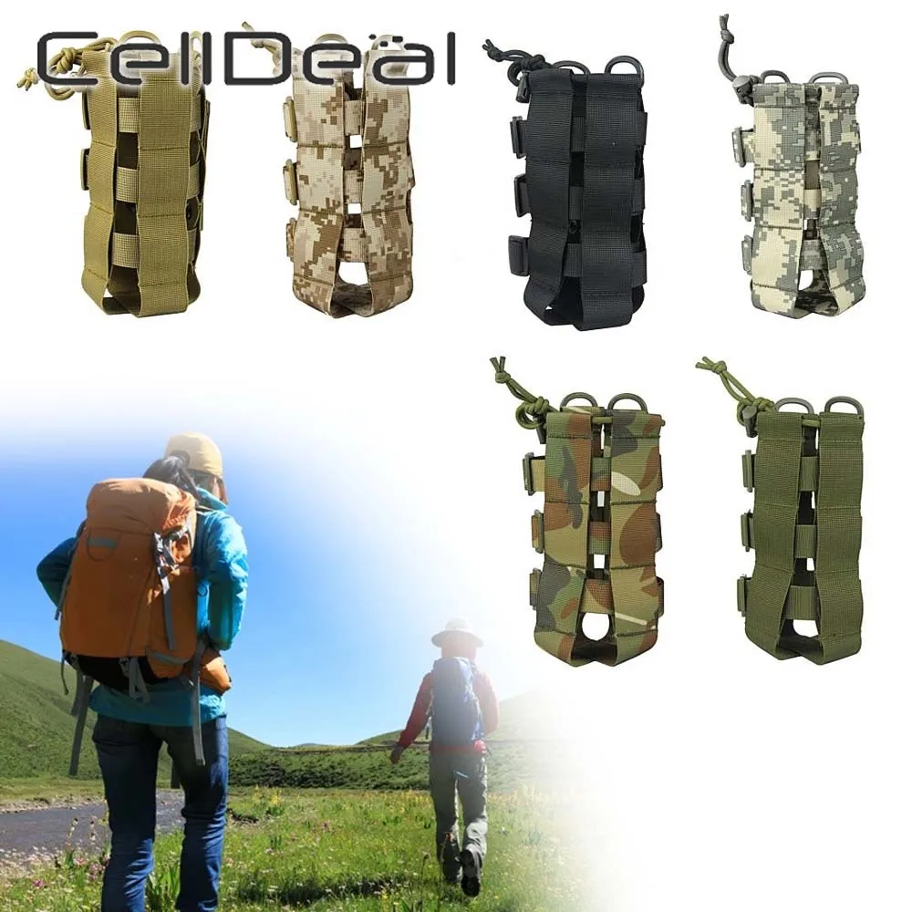 Water Bottle Bag Upgraded Tactical Pouch Waters Holder Drawstring Kettle Carrier Travel Tool Molle Military Outdoor Hiking 
Water Bottle Bag Upgraded Tactical Pouch Waters Holder Drawstring Kettle Carrier Travel Tool Molle Military Outdoor Hiking