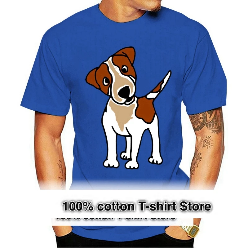 Cool Man Funny Puppy Jack Russell Terrier Dog T Shirts Men's Top Design Custom Short Sleeve O neck animal printed Family T shirt
Cool Man Funny Puppy Jack Russell Terrier Dog T Shirts Men's Top Design Custom Short Sleeve O neck animal printed Family T shirt