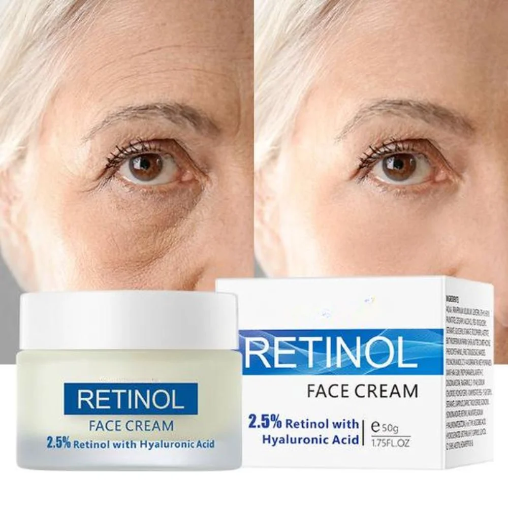 Retinol Face Cream Anti-Aging Wrinkle Whitening Moisturizing Improve Fine Lines Firming Lifting Facial Skin Care
Retinol Face Cream Anti-Aging Wrinkle Whitening Moisturizing Improve Fine Lines Firming Lifting Facial Skin Care
