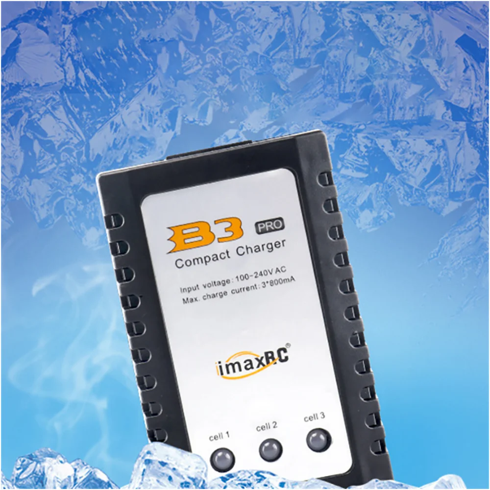 

IMAX RC B3 Pro Compact B3AC Balance Charger With led light to indicate EU/US plug 10W for 2S-3S 7.4V -11.1V Lithium LiPo Battery