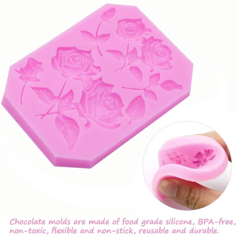 rose flower silicone mold for decorating cake DIY pastry fondant candy muffins jelly valentine blooming rose resin epoxy mold
rose flower silicone mold for decorating cake DIY pastry fondant candy muffins jelly valentine blooming rose resin epoxy mold