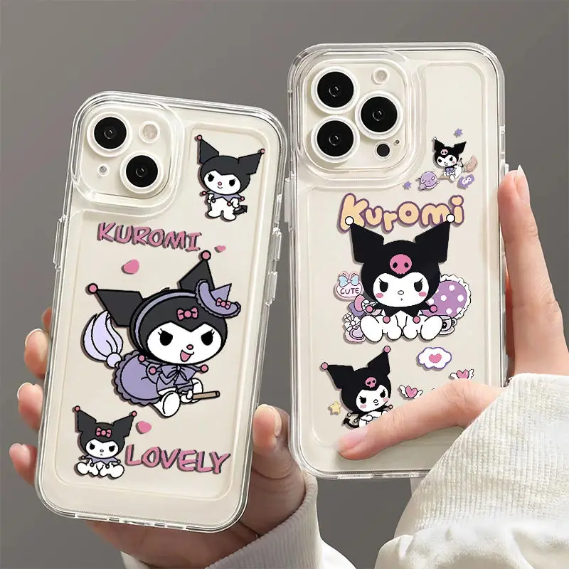 Мультяшный прозрачный милый чехол для телефона Sanrio Kuromi подходит для Iphone 13 14 12Pro Xr 11 X Xsmax 6 8 Plus силиконовый мягкий чехол
Мультяшный прозрачный милый чехол для телефона Sanrio Kuromi подходит для Iphone 13 14 12Pro Xr 11 X Xsmax 6 8 Plus силиконовый мягкий чехол