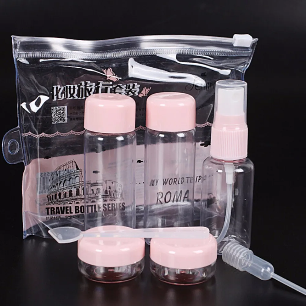 7pcs/Set Travel Mini Make Up Container Bottle Plastic Transparent Empty Eyeshadow Makeup Cosmetic Face Cream Pot Bottles
7pcs/Set Travel Mini Make Up Container Bottle Plastic Transparent Empty Eyeshadow Makeup Cosmetic Face Cream Pot Bottles