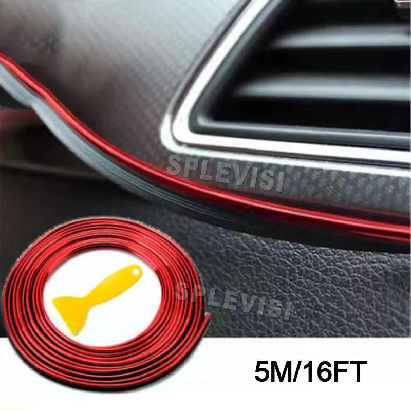 1x 5M Red Car Interior Decor Red Point Edge Gap Door Panel Accessories Molding Line
1x 5M Red Car Interior Decor Red Point Edge Gap Door Panel Accessories Molding Line