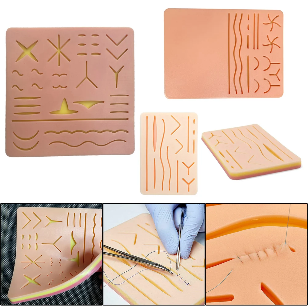 Wound Silicone Suture Pad Human Traumatic Skin Model Suturing Training Pad For Doctor Nurse Student Practice Model
Wound Silicone Suture Pad Human Traumatic Skin Model Suturing Training Pad For Doctor Nurse Student Practice Model