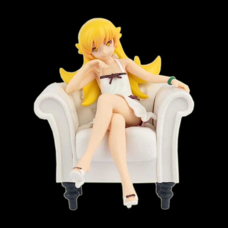 11cm Anime Series Figure Sofa Seat Oshino Shinobu PVC Action Figure Toys Collectible Model Toys
11cm Anime Series Figure Sofa Seat Oshino Shinobu PVC Action Figure Toys Collectible Model Toys