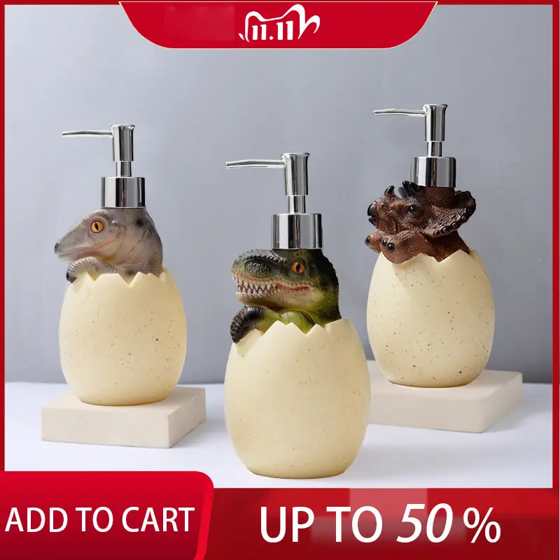 Dinosaur Foam Liquid Soap Dispenser Cosmetics Bottles Bathroom Shower Gel Refillable Shampoo Conditioner
Dinosaur Foam Liquid Soap Dispenser Cosmetics Bottles Bathroom Shower Gel Refillable Shampoo Conditioner