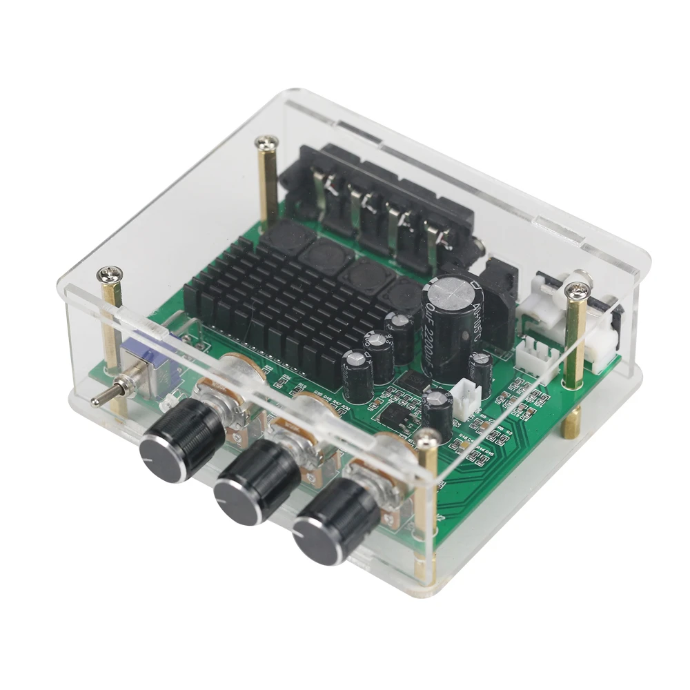 1PCS TPA3116D2 80W*2 Stereo Amplifier Audio Board TPA3116 Digital Amplifier Sound Preamplifier Tone High Power DC12-24V
1PCS TPA3116D2 80W*2 Stereo Amplifier Audio Board TPA3116 Digital Amplifier Sound Preamplifier Tone High Power DC12-24V