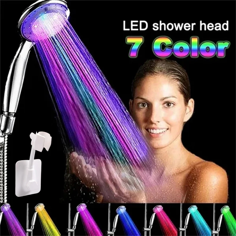 7 Colors LED Shower Head Automatically Color-Changing LED Shower Light Water Saving Shower Head Bathroom Accessorries Hot Sale
7 Colors LED Shower Head Automatically Color-Changing LED Shower Light Water Saving Shower Head Bathroom Accessorries Hot Sale