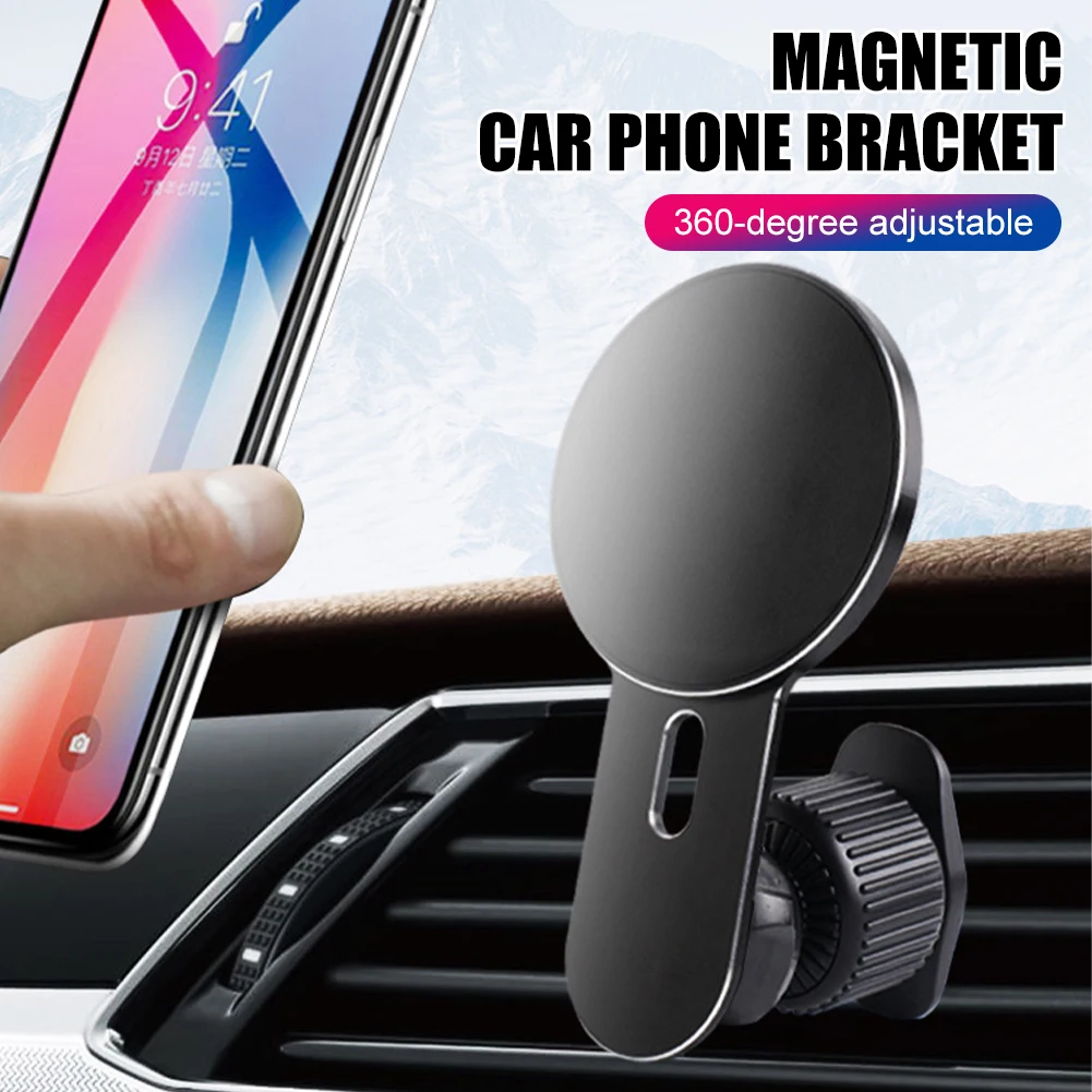 Magnetic Phone Holder 360 Degree Adjustable A/C Air Outlet Phone Mount Navigation Bracket for iPhone 12/13/14 Samsung and More
Magnetic Phone Holder 360 Degree Adjustable A/C Air Outlet Phone Mount Navigation Bracket for iPhone 12/13/14 Samsung and More