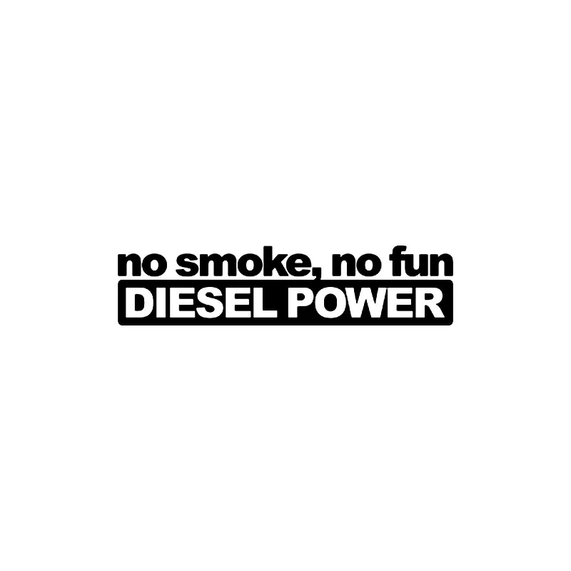 Забавная Автомобильная виниловая наклейка No Smoke No Fun Diesel Power, черные/серебряные автомобильные аксессуары, 15 см * 3 см
Забавная Автомобильная виниловая наклейка No Smoke No Fun Diesel Power, черные/серебряные автомобильные аксессуары, 15 см * 3 см