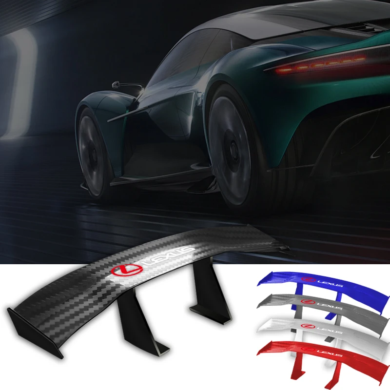 Spoiler Carbon Fiber Look 3D Mini Rear Trunk Wing Boot Lip Stickers Car Exterior for Lexus RX IS 300 GX 460 UX 200 NX LX GS ES
Spoiler Carbon Fiber Look 3D Mini Rear Trunk Wing Boot Lip Stickers Car Exterior for Lexus RX IS 300 GX 460 UX 200 NX LX GS ES