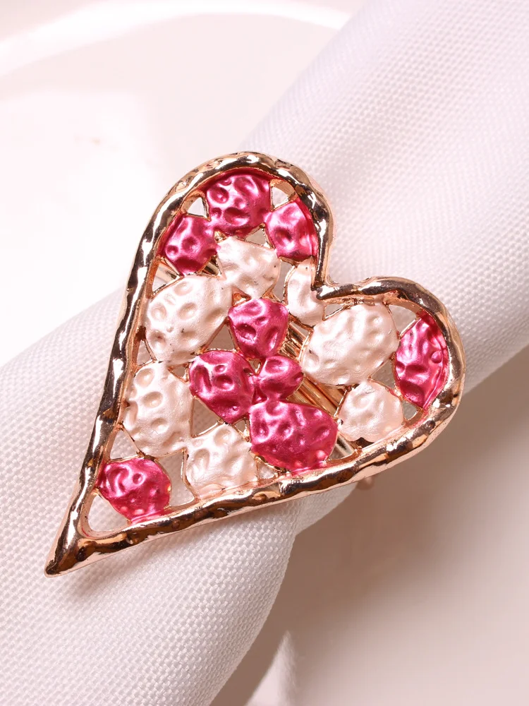 Hotel Supplies New Love Napkin Ring Heart-Shaped Napkin Ring Rose Peach Heart Napkin Ring
Hotel Supplies New Love Napkin Ring Heart-Shaped Napkin Ring Rose Peach Heart Napkin Ring