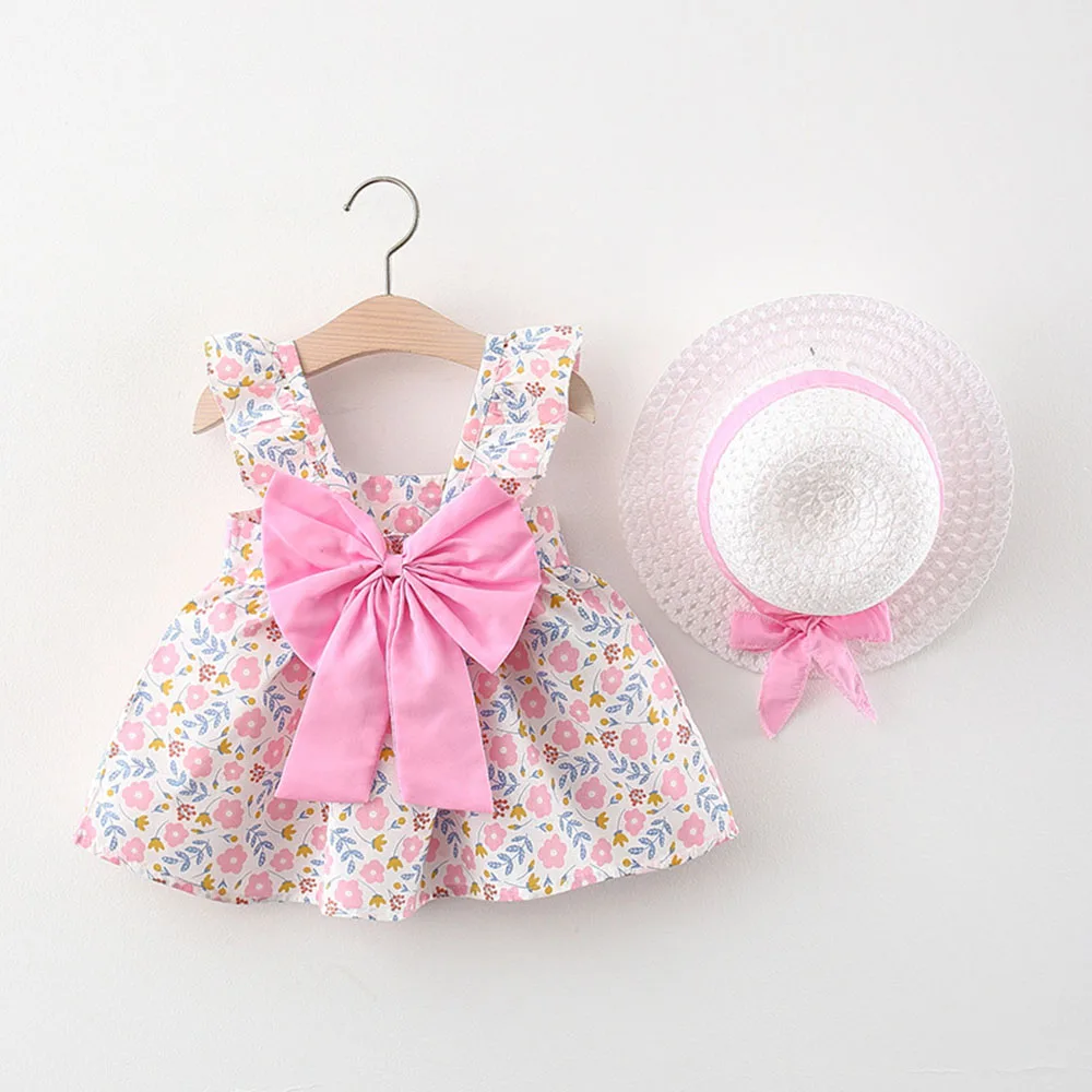 Summer Newborn Baby Clothes Infant Girl Clothes Korean Print Cotton Beach Dress + Sunhat Princess Dresses New Bow Birthday Dress
Summer Newborn Baby Clothes Infant Girl Clothes Korean Print Cotton Beach Dress + Sunhat Princess Dresses New Bow Birthday Dress
