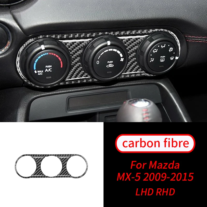 For Mazda MX-5 Miata 2009-2015 3 PCS Real Carbon Fiber AC Console Trim Car Interior Accessories Car Interior Supplies
For Mazda MX-5 Miata 2009-2015 3 PCS Real Carbon Fiber AC Console Trim Car Interior Accessories Car Interior Supplies