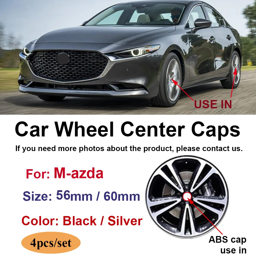 4Pcs/Set 56mm 60mm Car Wheel Center Hub Caps Cover ABS Vehicle Tyre Tire Rim Hubcap Protector Decorations Logo Emblem For Mazda
4Pcs/Set 56mm 60mm Car Wheel Center Hub Caps Cover ABS Vehicle Tyre Tire Rim Hubcap Protector Decorations Logo Emblem For Mazda