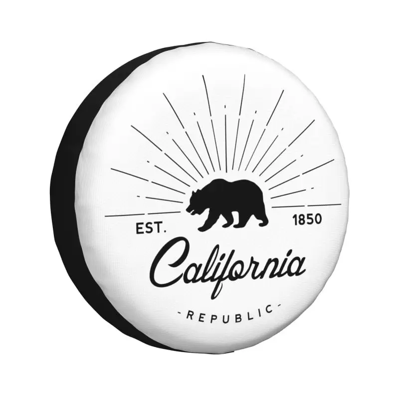 Bear California Republic Flag Tire Cover 4WD 4x4 SUV Spare Wheel Protector for Toyota RAV4 Prado Car
Bear California Republic Flag Tire Cover 4WD 4x4 SUV Spare Wheel Protector for Toyota RAV4 Prado Car