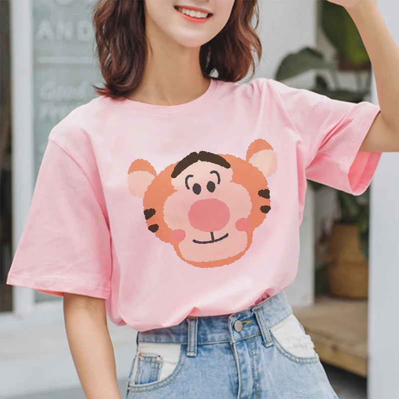 Disney Doll Series Cute Cartoon Sweet Girls Streetwear Harajuku Pink Kawaii Casual Tops Vintage Loose New Summer Women T-Shirt
Disney Doll Series Cute Cartoon Sweet Girls Streetwear Harajuku Pink Kawaii Casual Tops Vintage Loose New Summer Women T-Shirt