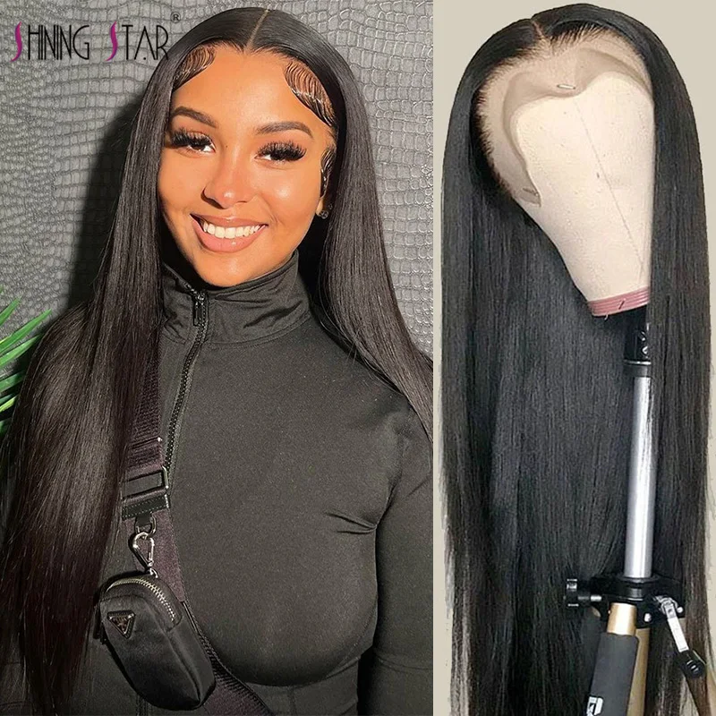 Lace Front Human Hair Wigs For Women 13x4 HD Human Hair Lace Frontal Wig 30 Inch Brazilian Bone Straight Lace Wigs Natural Color
Lace Front Human Hair Wigs For Women 13x4 HD Human Hair Lace Frontal Wig 30 Inch Brazilian Bone Straight Lace Wigs Natural Color