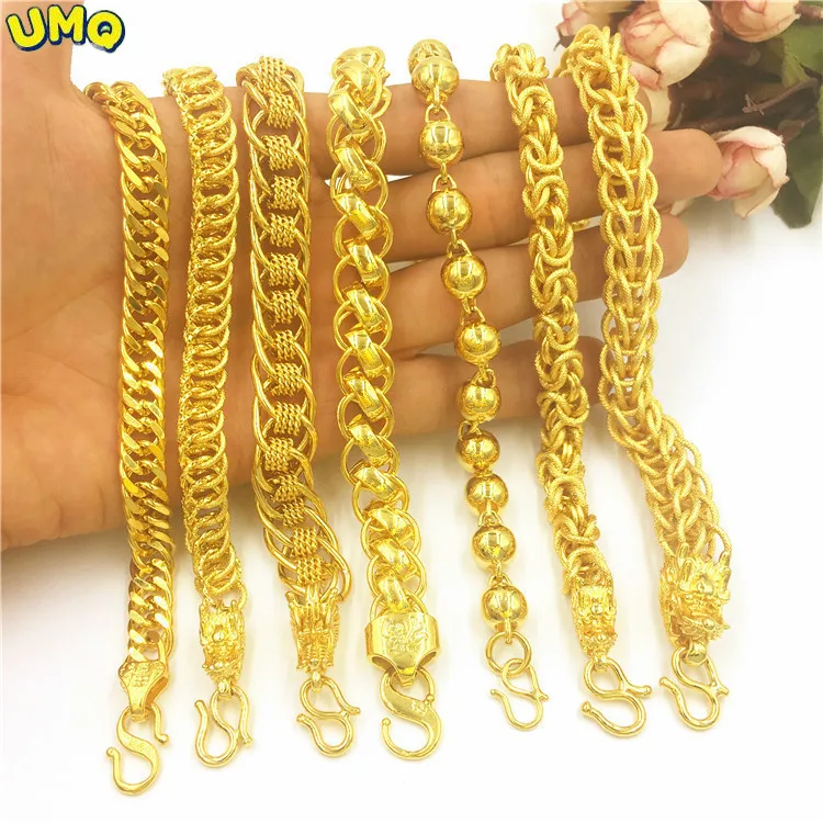 Браслет мужской из чистого 24-каратного золота, с двойным краном
Браслет мужской из чистого 24-каратного золота, с двойным краном