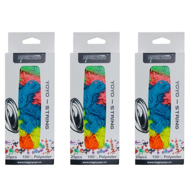 Magicyoyo 100% Polyester Professional Yoyo Strings For Responsive And Unresponsive Yoyos - Pack Of 75,Random Color
Magicyoyo 100% Polyester Professional Yoyo Strings For Responsive And Unresponsive Yoyos - Pack Of 75,Random Color